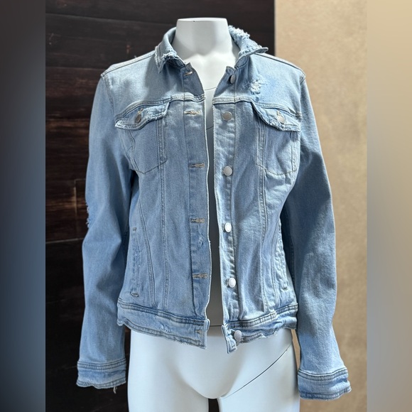 Salty Dawg Saloon Distressed Denim Universal Threads Jacket- Vintage Vibes - Picture 14 of 14